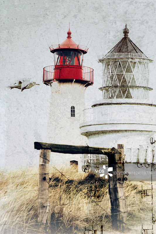 创意灯塔图片素材