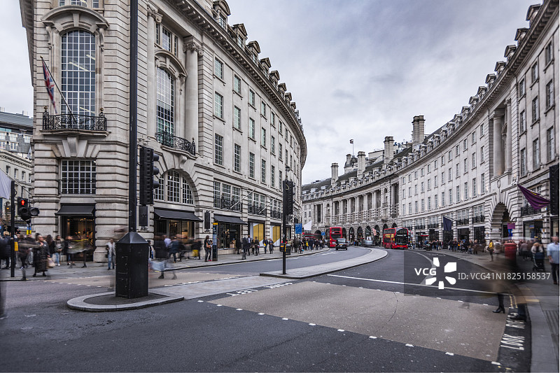伦敦摄政街图片素材