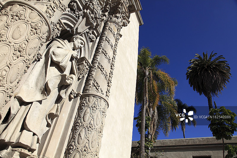 加州住宅的主立面图片素材