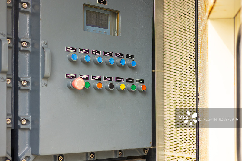 加油站的控制面板图片素材