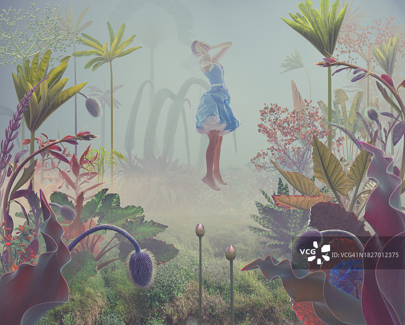 超现实主义童话自然风光图片素材