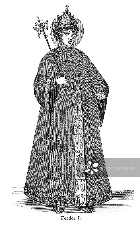 俄罗斯沙皇费奥多尔一世图片素材