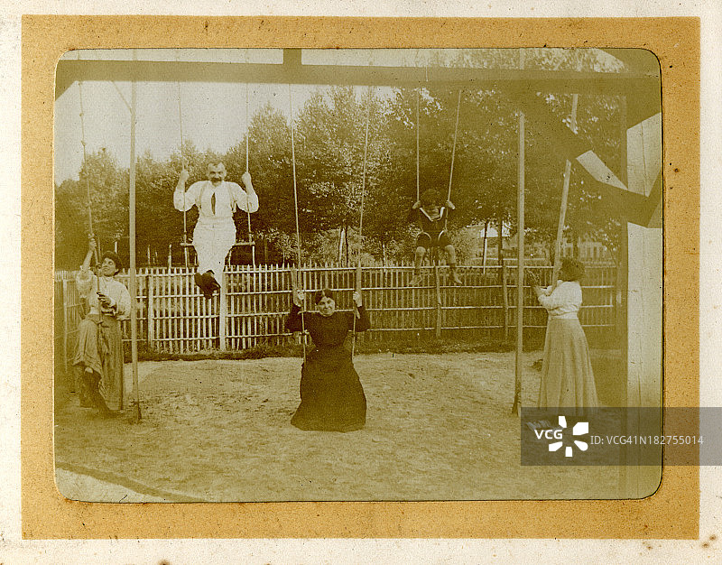 爱德华时代的家庭乐趣图片素材