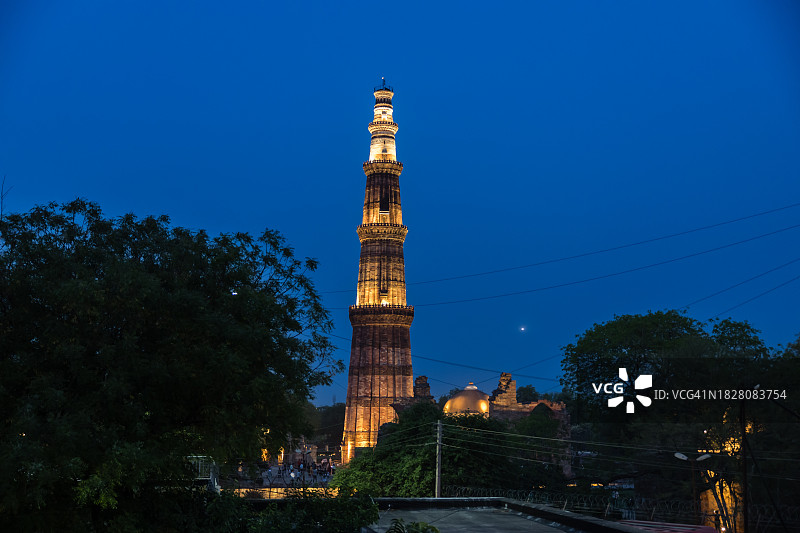 新德里顾特卜塔图片素材
