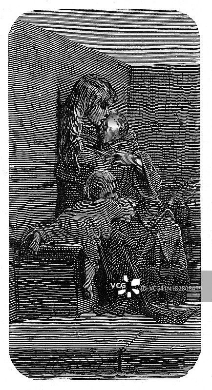 维多利亚时期的伦敦：寒冷的休憩之地图片素材