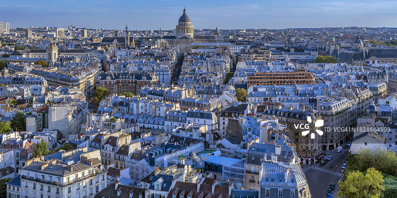 洛朗·吉劳杜作品：从巴黎圣母院向南看先贤祠图片素材