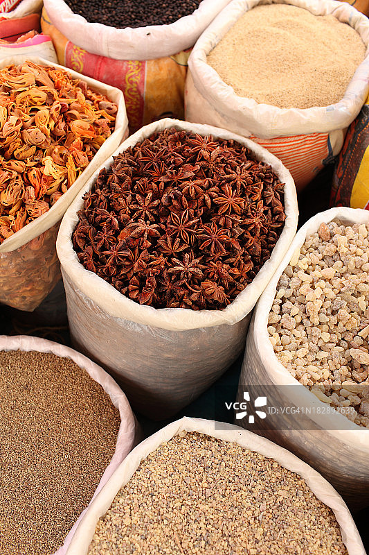 印度的香料图片素材