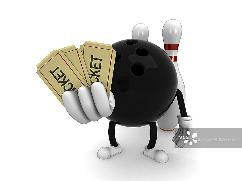 打保龄球图片素材