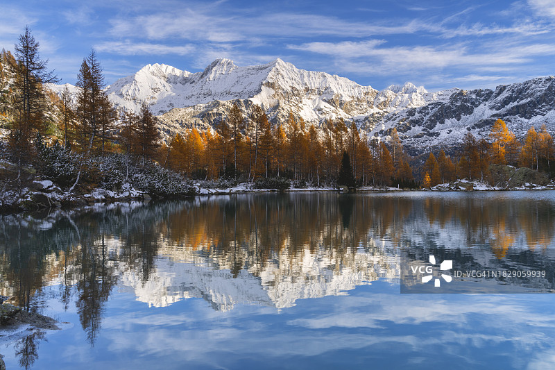 拉加佐洛湖图片素材