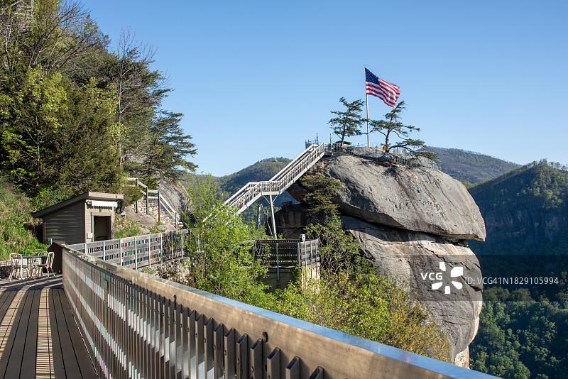 烟囱岩州立公园的景色图片素材