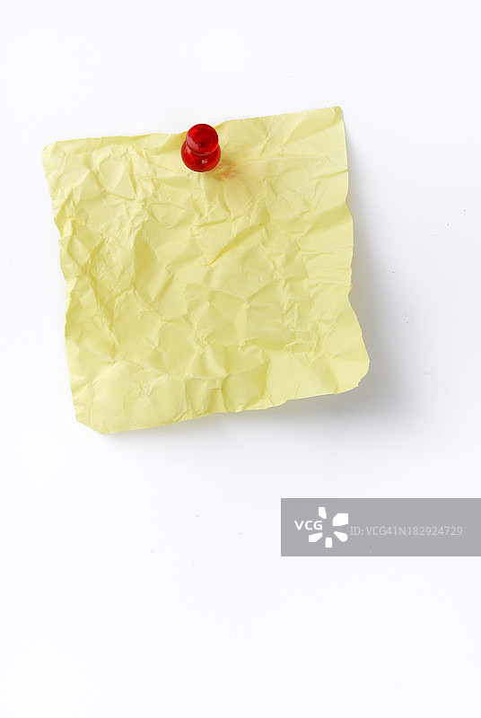 褶皱的便利贴图片素材