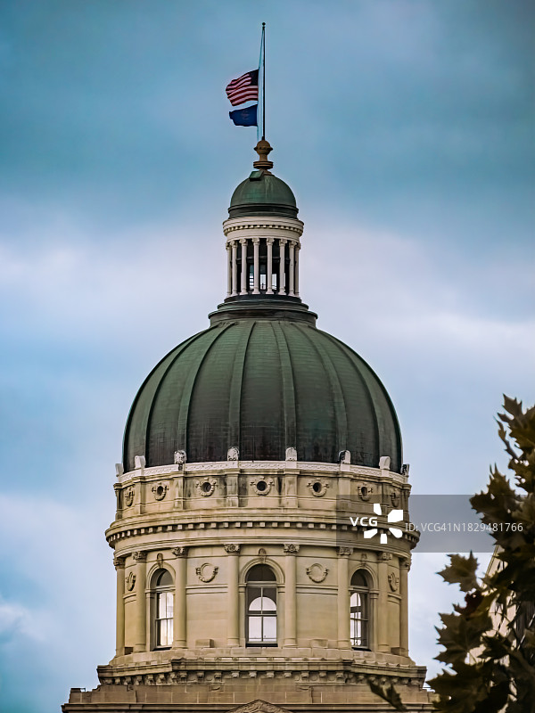 印第安纳州议会大厦圆顶图片素材
