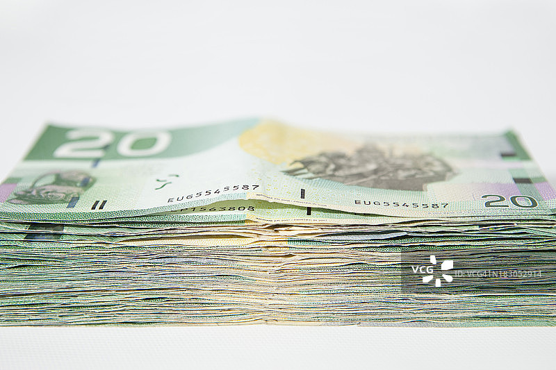 一叠钱图片素材