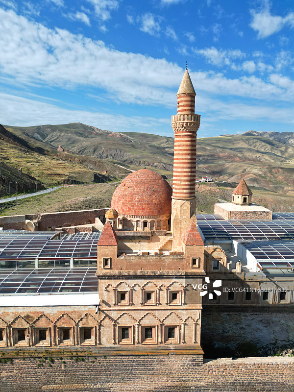 伊沙克帕夏宫鸟瞰图图片素材