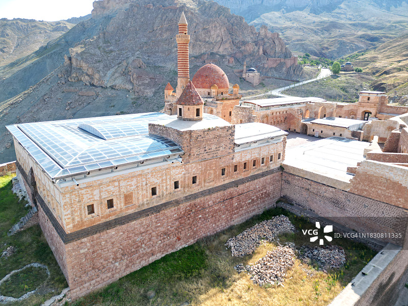 伊沙克帕夏宫鸟瞰图图片素材