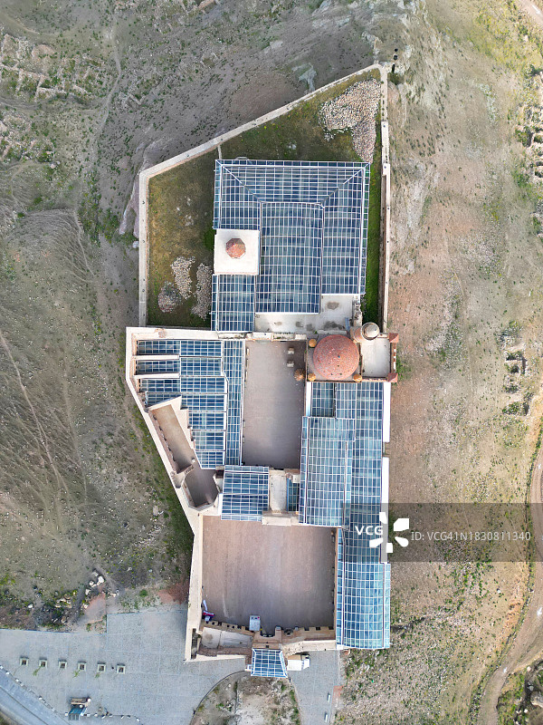 伊沙克帕夏宫鸟瞰图图片素材