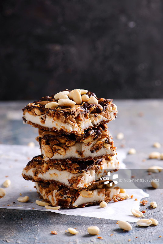 免烤士力架芝士蛋糕图片素材