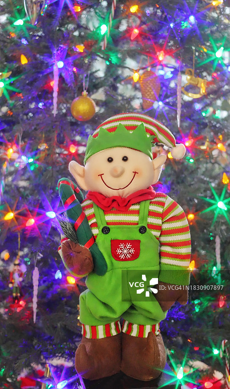 圣诞老人的精灵图片素材