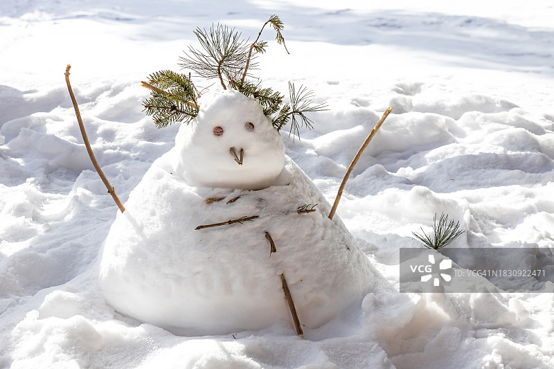 有趣的雪人图片素材