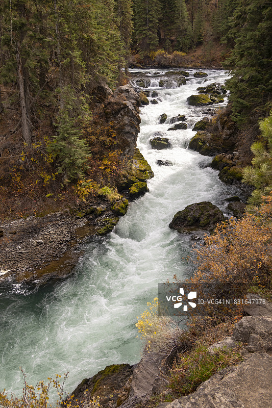 本翰瀑布图片素材