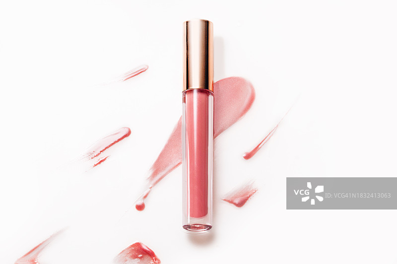 粉色唇彩或腮红图片素材