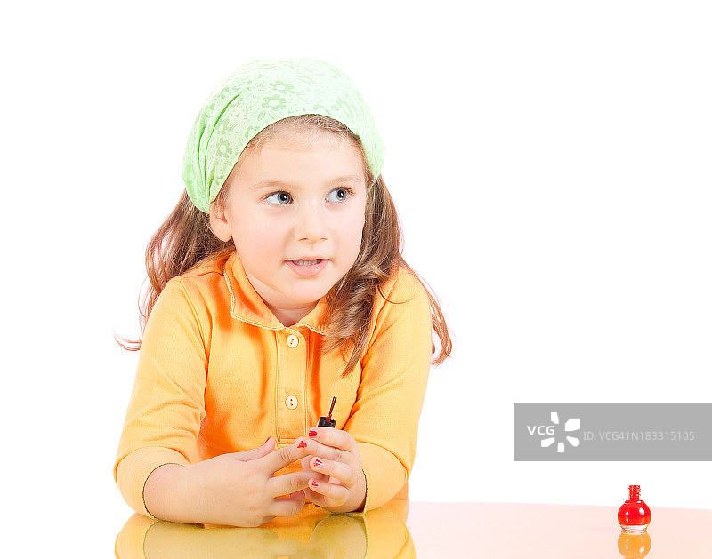 小女孩图片素材