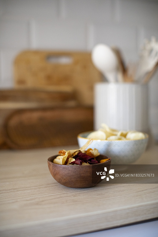 厨房碗装素食开胃菜图片素材