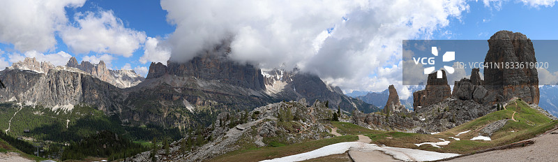 意大利威尼托山景全景图片素材