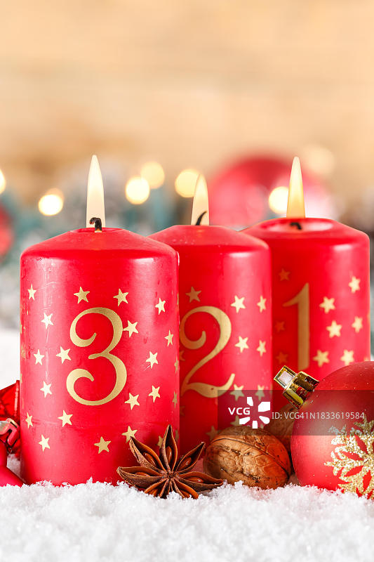 圣诞装饰礼品贺卡（德国斯图加特）图片素材