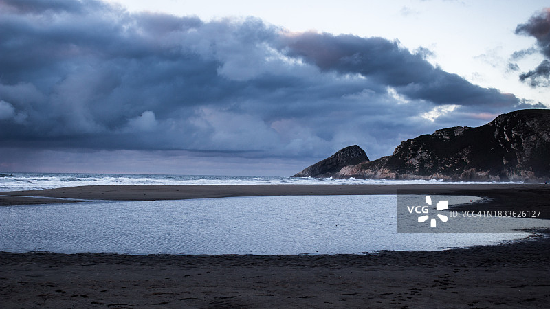 西班牙阿斯图里亚斯海景图片素材