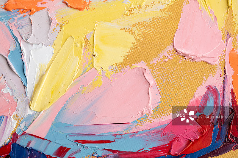 彩色墙壁特写图片素材