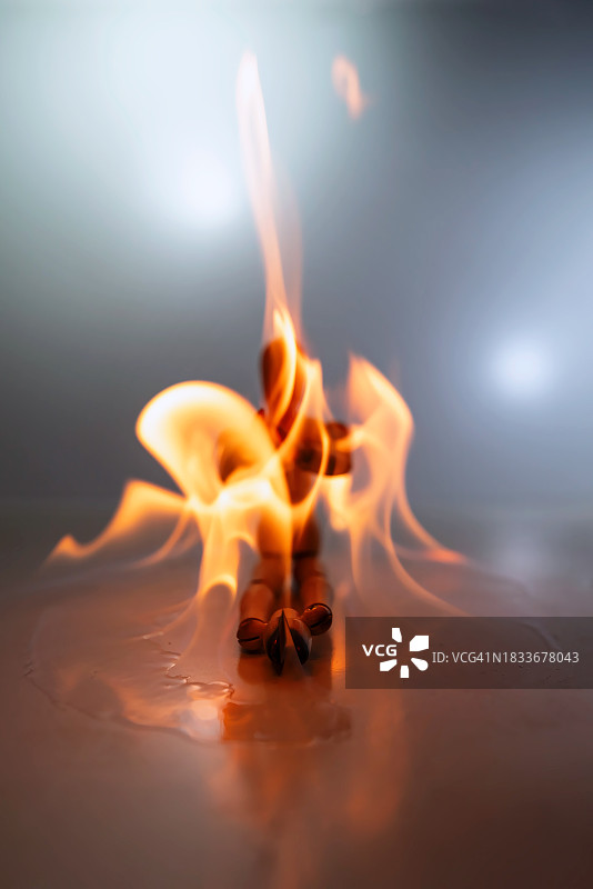 火焰特写图片素材