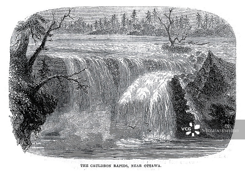 渥太华大锅急流图片素材