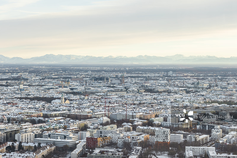 慕尼黑天际线图片素材