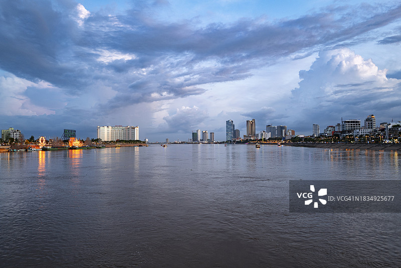 金边市，柬埔寨图片素材