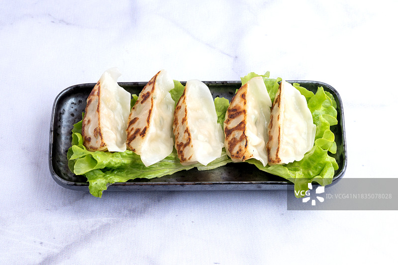 鸡肉饺子图片素材