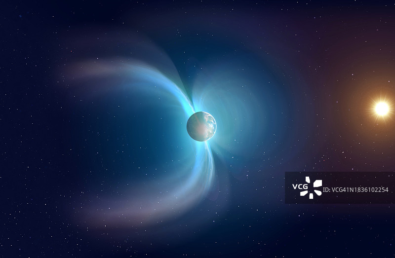 地球磁气圈图片素材