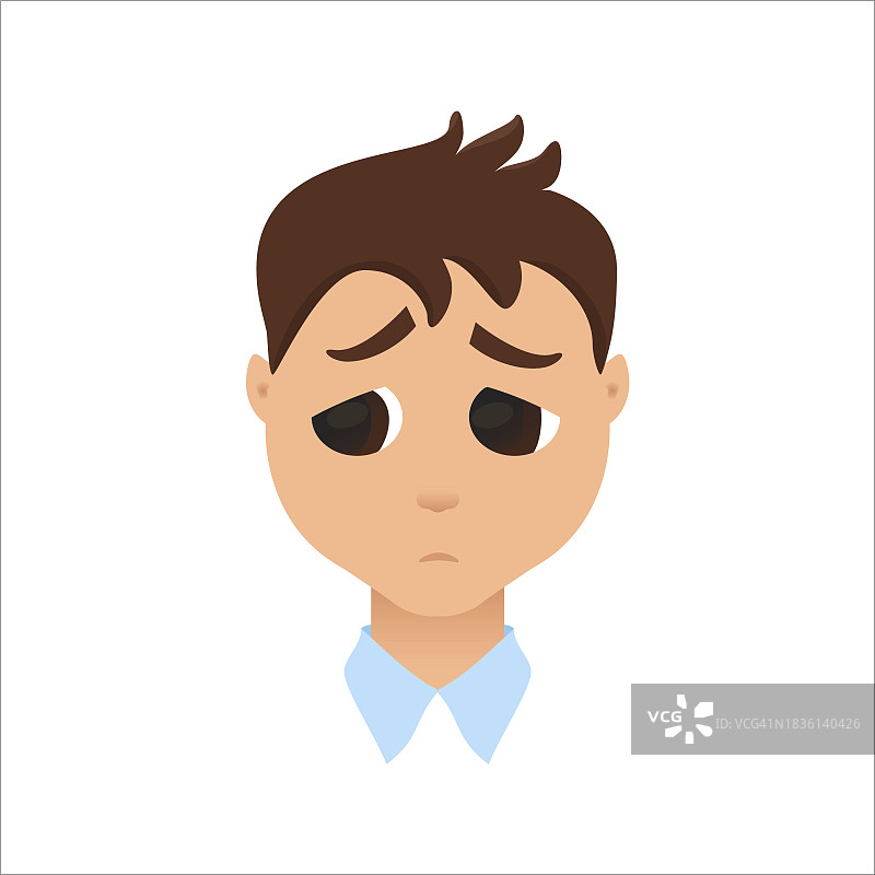 抑郁症概念插图图片素材