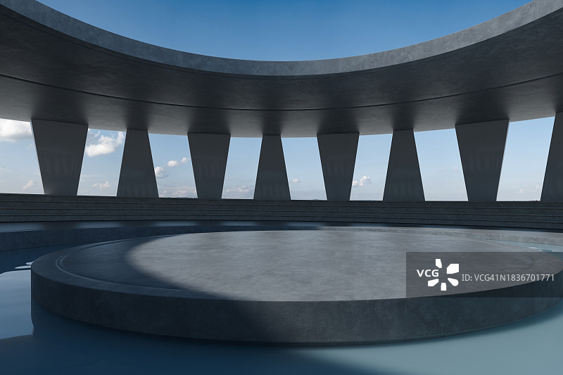 简单的科幻建筑图片素材