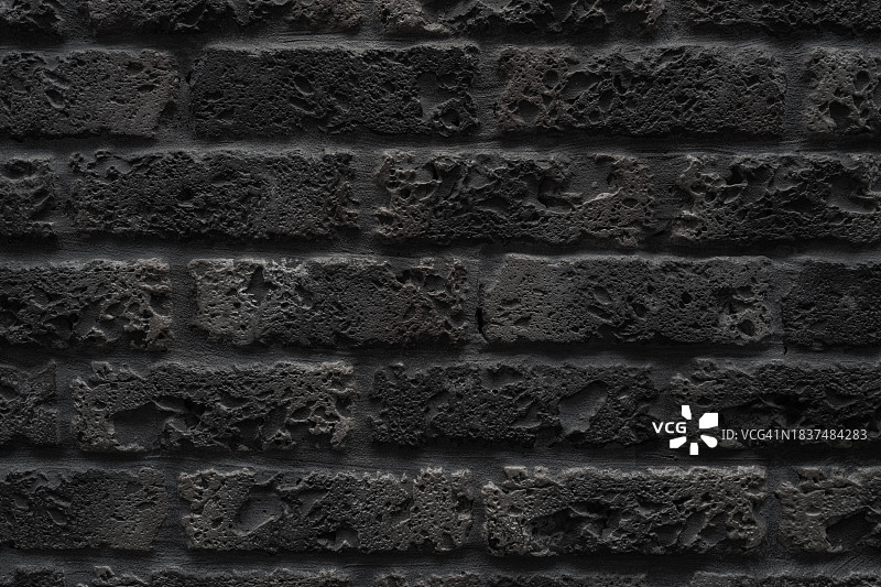 黑色砖墙背景图片素材