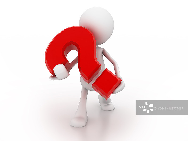 我有一个问题图片素材