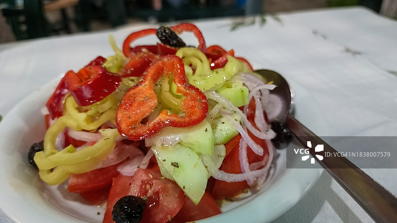 混合蔬菜沙拉图片素材