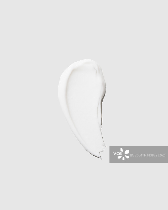 白色化妆品霜质地：乳液，润肤霜，护肤品图片素材