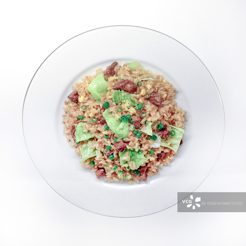 蒜蓉炒饭图片素材