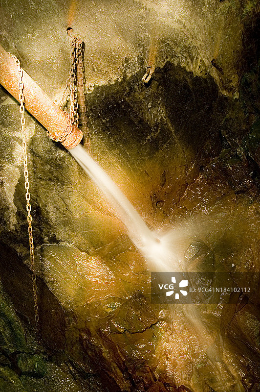 地下管道排放图片素材