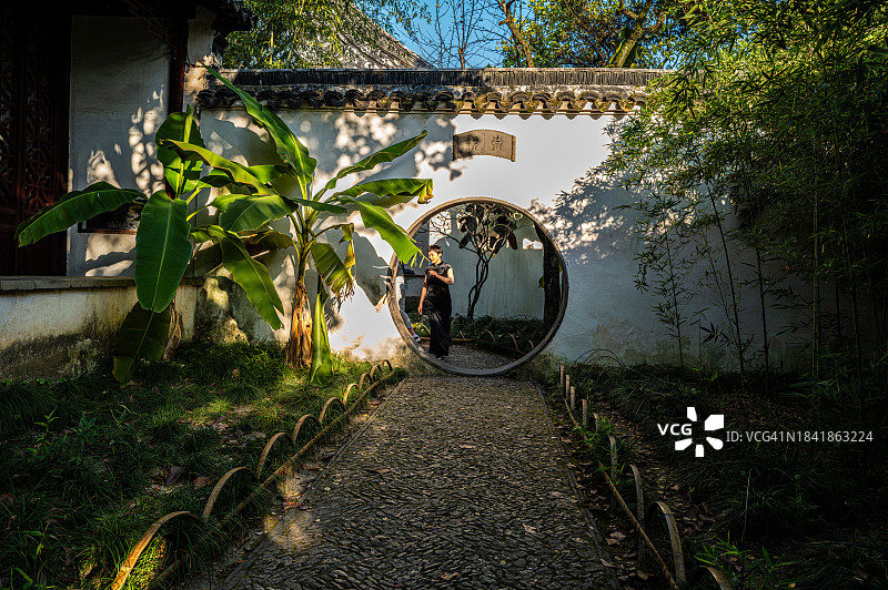 中国苏州沧浪亭图片素材