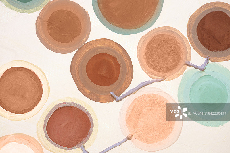 绿松石色和桃色的抽象多色背景图片素材