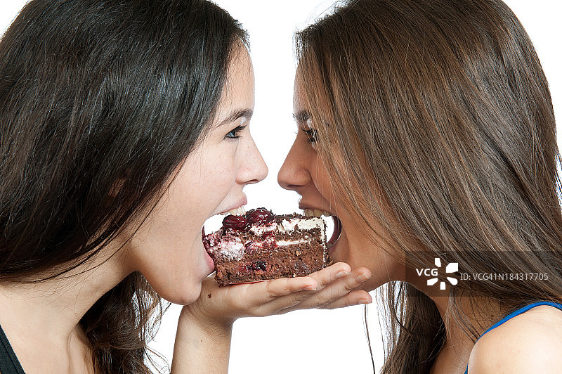 吃蛋糕图片素材