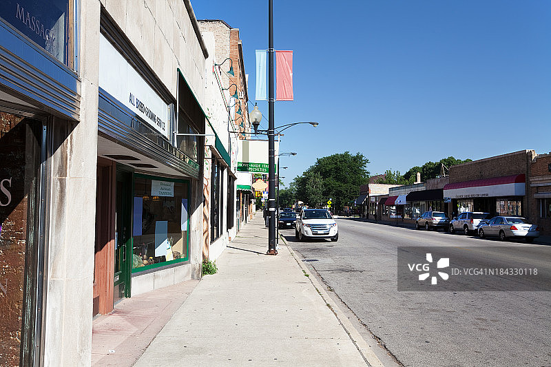 芝加哥爱迪生公园市中心图片素材