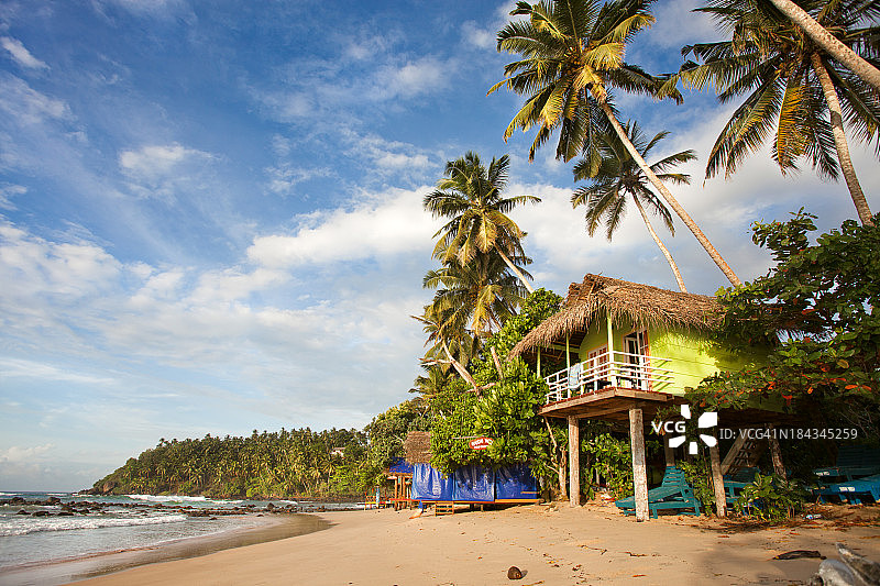 海滨别墅图片素材